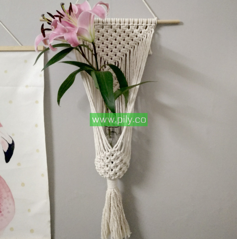macrame wall hanging planter