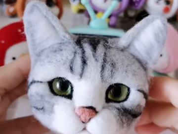 needle felting animals - youtube