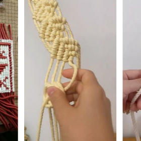 how to make a macrame wall hanging for beginners