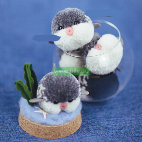 how to make pom pom animals out of yarn