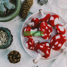 pom pom mushroom crafts
