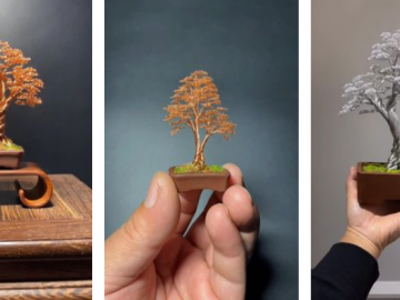 wire bonsai tree how to make