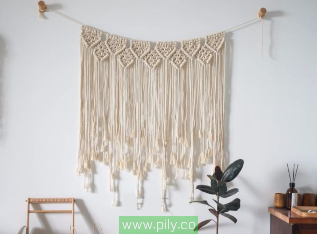 extra large macrame wall hanging tutorial