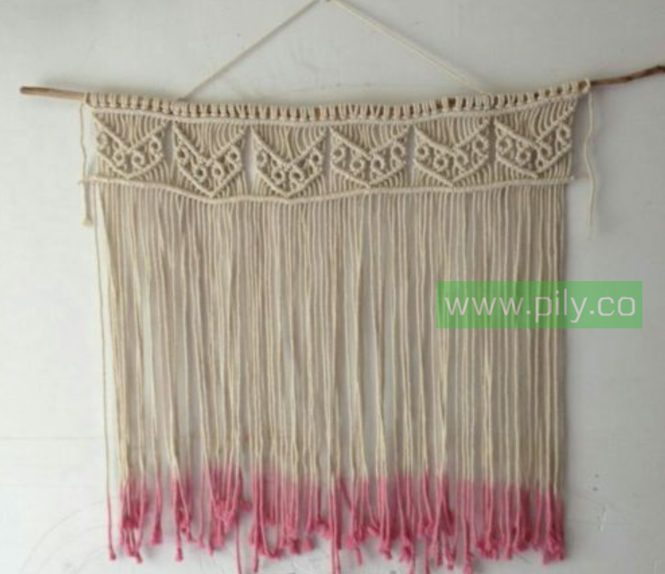 easy diy large macrame wall hanging