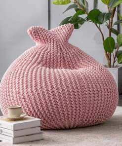 rope-woven outdoor bean bag sofa