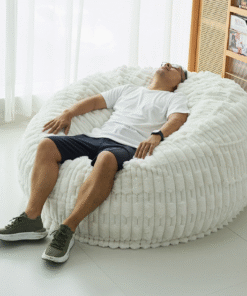 velvet bean bag sofa